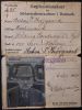 Legitimationskort udstedt 1944 Legitimationskort udstedt 1944